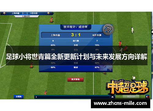 足球小将世青篇全新更新计划与未来发展方向详解